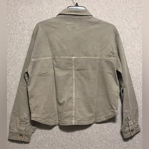 Marine Layer Freya Boxy Utility chore Jacket Sage Green Size Small S - Picture 5 of 12